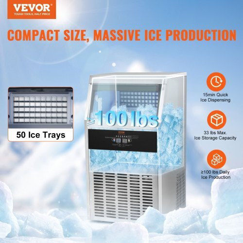 Vevor Παγομηχανή mit Tagesproduktion von 47kg QSYYTSFBZBJQ9PS5DV2
