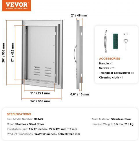Vevor Commercial Cooking Equipment Part