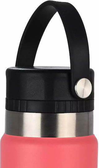 Estia Travel Chug Save the Aegean Bottle Thermos Stainless Steel 750ml Estia Travel Chug Save Aegean Fusion Coral with Loop