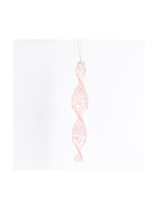 Hanging Stalactite Ornament Acrylic Pink