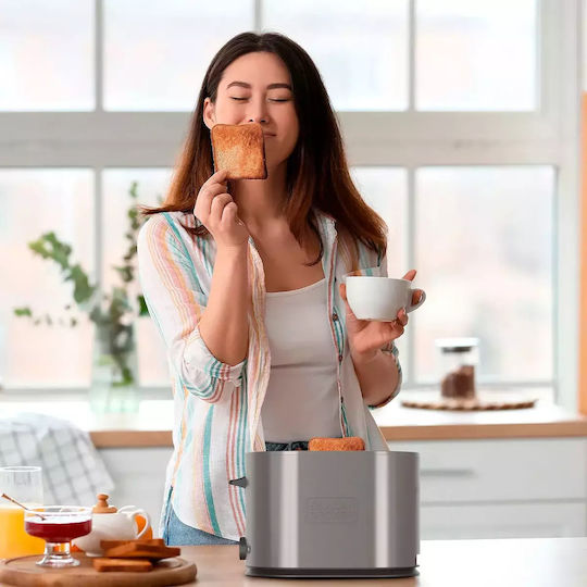 Black & Decker Toaster 2 Schlitze 900W Inox