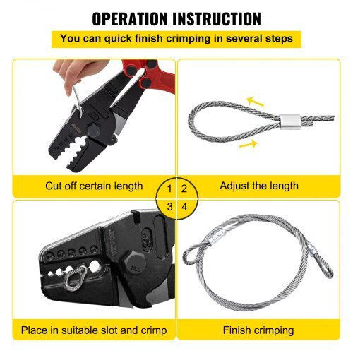 Vevor Ethernet Internet Cable Crimping Plier (Length 609.6mm)