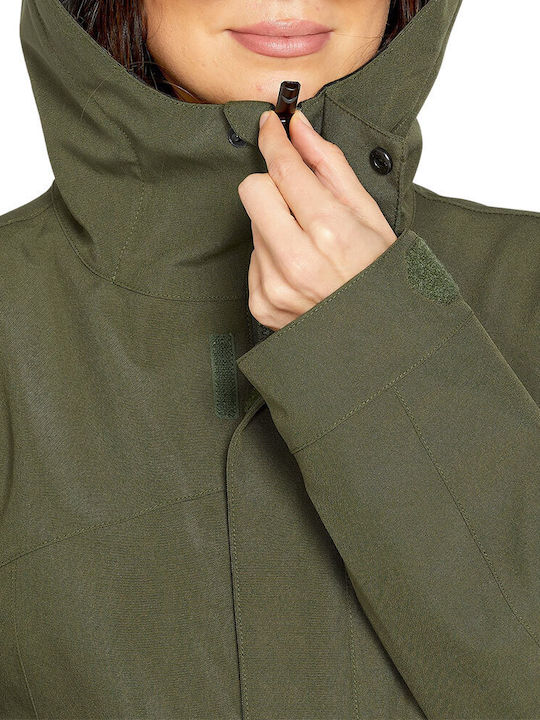Volcom Shadow Women's Ski & Snowboard Jacket Khaki H0452507-IVY
