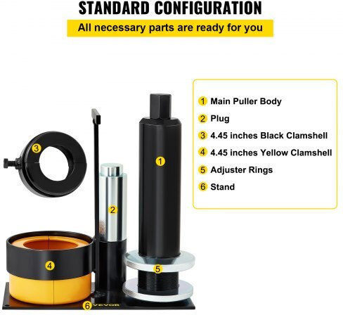 Vevor Extractor pentru Rulmenți 228.6mm