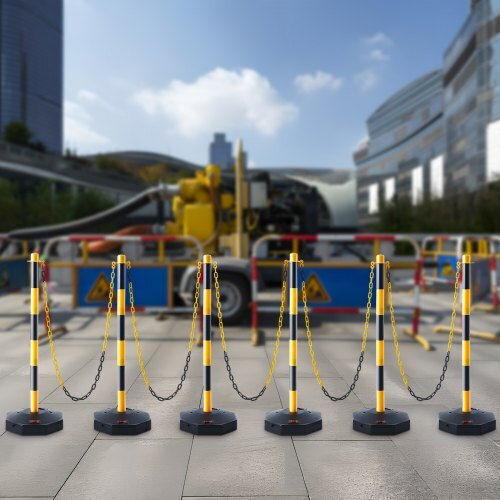 Vevor Traffic Cone Made of Plastic in Yellow Color