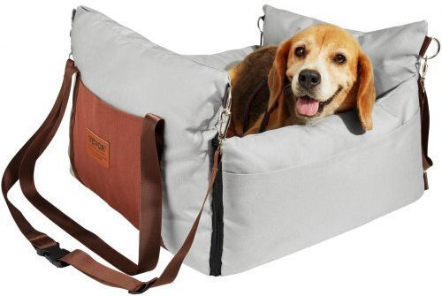 Vevor Waterproof Seat Car for Dog Gray