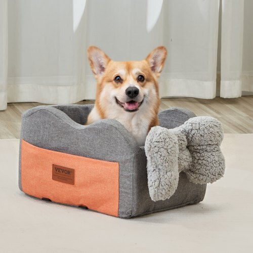 Vevor Waterproof Seat Car for Dog Copper