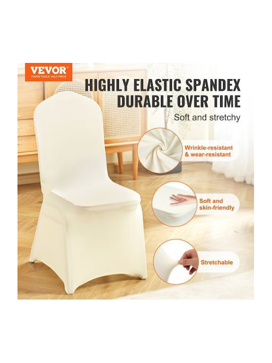 Vevor Elastic Cover for Chair White 50pcs YTXYB50PCSZKOES30V0