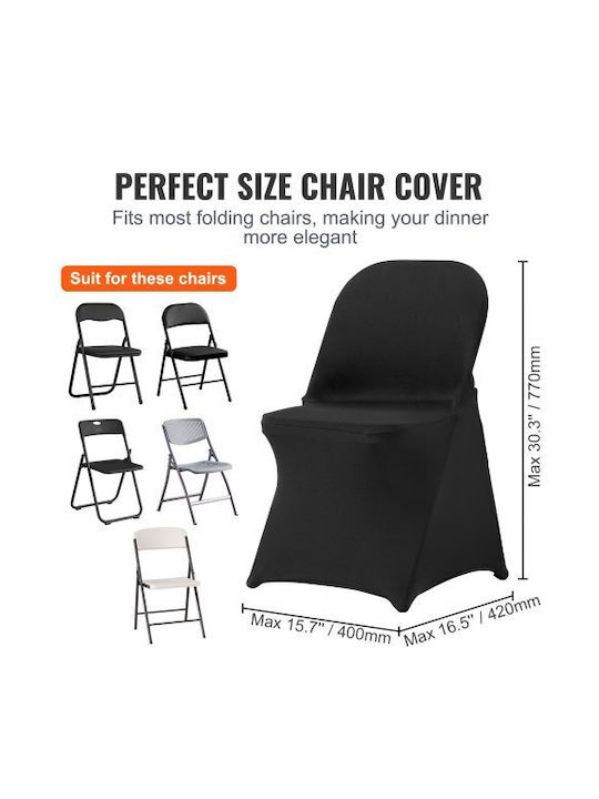 Vevor Elastic Cover for Chair Black 30pcs YTHS30PCSDKQU88BSV0