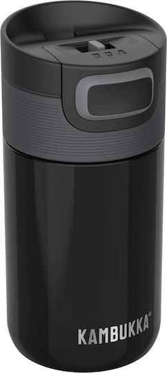 Kambukka Etna Glass Thermos Stainless Steel 300ml Black