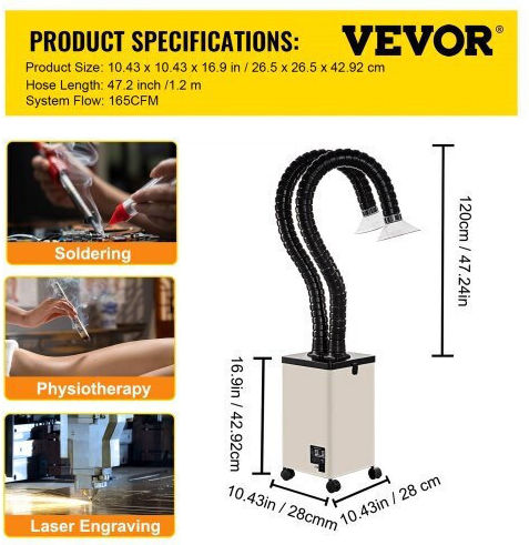 Vevor YWPYQ150W220VO5NEV2 Εξάρτημα Ηλεκτροκόλλησης