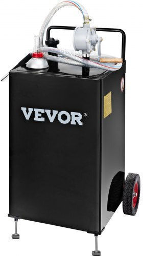 Vevor Canistru De Combustibil Cu Două Locuri Din Plastic Cu Tub De Extensie Negru