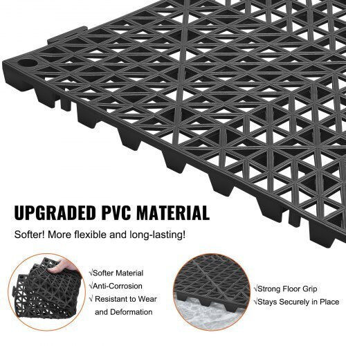 Vevor Плочка за градински под от PVC 30x30бр 12бр