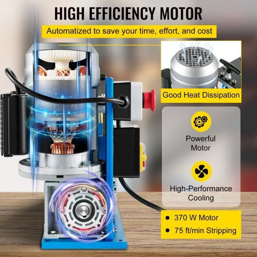 Vevor Automatic Wire Stripper with Length 358mm Electric