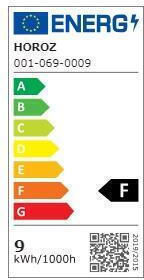 Horoz Electric Λάμπα LED 9W 122mm για Ντουί E27 Ψυχρό Λευκό 770lm