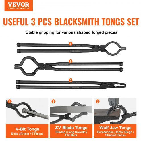 Set de 3 Clești pentru Fierar Vevor Dvbitwolfzv18kw80v0