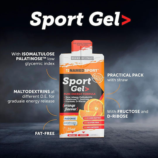 NamedSport Sport Gel Πορτοκάλι 25ml
