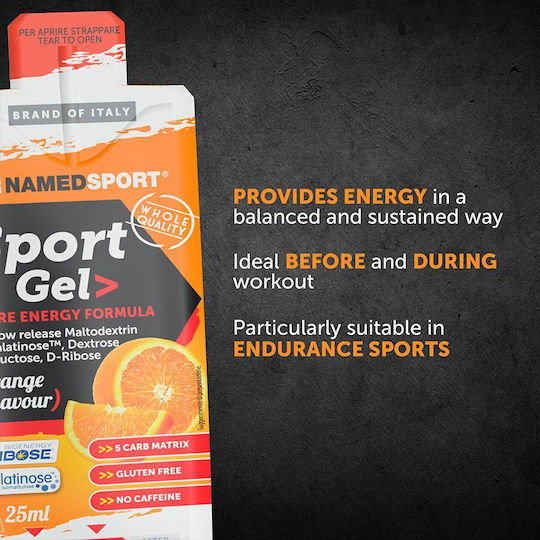 NamedSport Sport Gel Πορτοκάλι 25ml