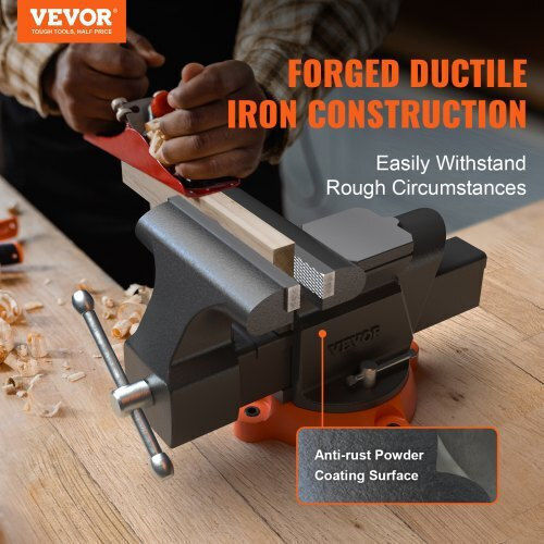 Vevor Rotating Countertop Vise Made of Cast Iron with Maximum Opening 152mm