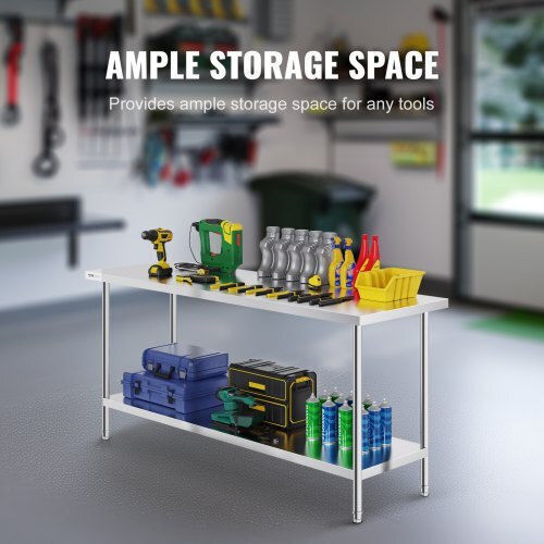 Vevor Stainless Steel Workbench 24x72x34in Cfbxggztlcwjfvl3yv0