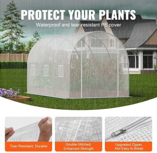 Vevor SDXWS10X7X7F4BYNQV0 Greenhouse Tunnel 2.9x2x1.9m