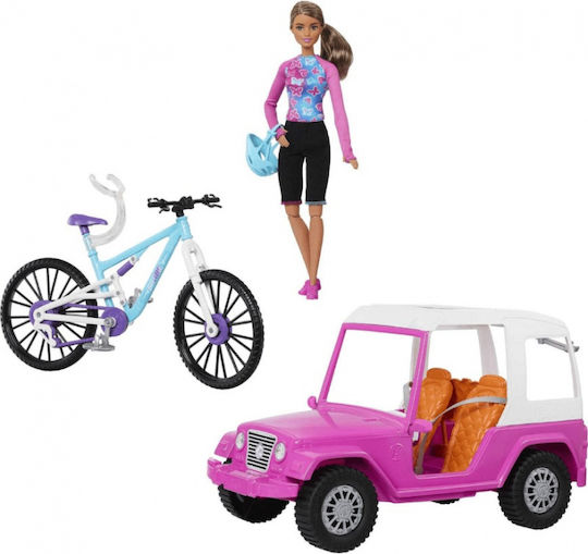Barbie Barbie Jeep & Fahrrad Puppenfahrzeug