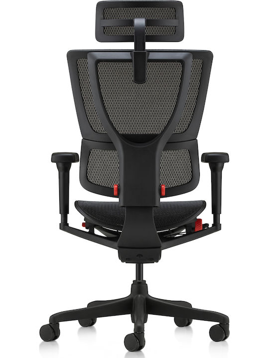 Comfort Workspace Ergohuman Badge Καρέκλα Gaming Δερματίνης Μαύρη
