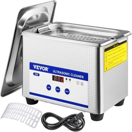 Vevor Ultrasonic Cleaner 800ml with Digital Timer
