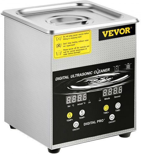 Vevor Καθαριστής Υπερήχων 2lt με Μηχανικό Χρονοδιακόπτη