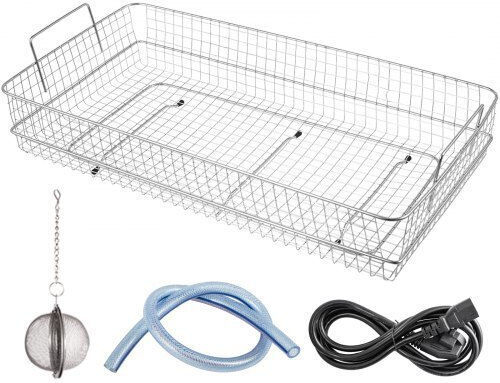 Vevor Curățător Ultrasonic 22lt Inox Cu Temporizator Mecanic