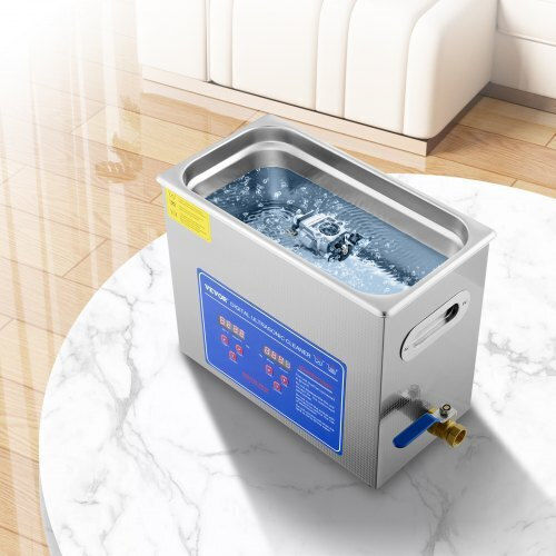Vevor Ultrasonic Cleaner 6L Inox with Digital Timer