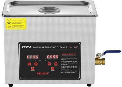 Vevor Ultrasonic Cleaner 6L Inox With Digital Timer