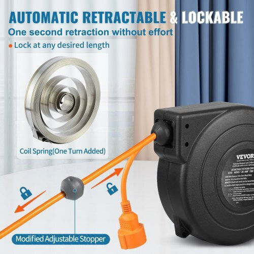 Vevor mit Kabel 15m Schwarz