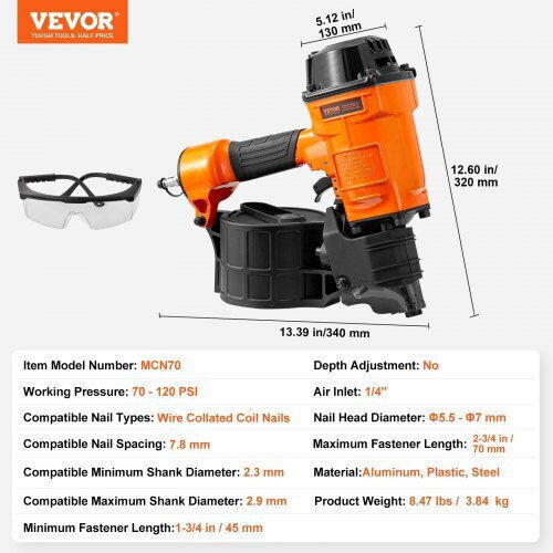 Vevor Staple Gun QDJPDQ70OS0092K2VV0