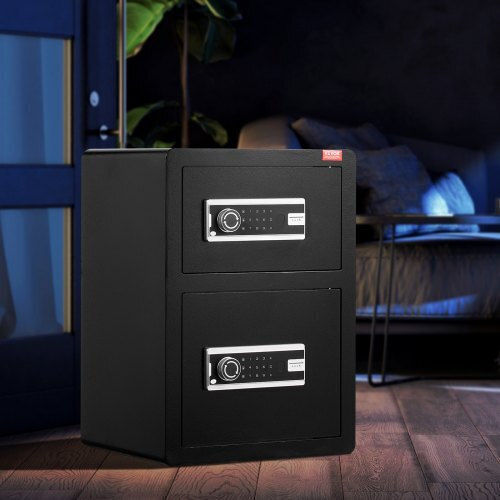 Vevor Seif cu Blocare Digitală și Cheie cu Dimensiunile L59xW42xH35cm cu Greutatea 23.4kg LMBXXLS3139CMP3A6V9