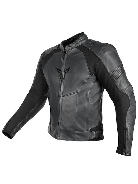 Nordcode Racer Men's Motorcycle Jacket Leather 4 Seasons Black