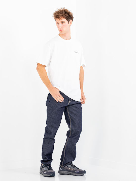 Pantaloni De Blugi Pentru Bărbați Cu Fit Slim Albastru Marin