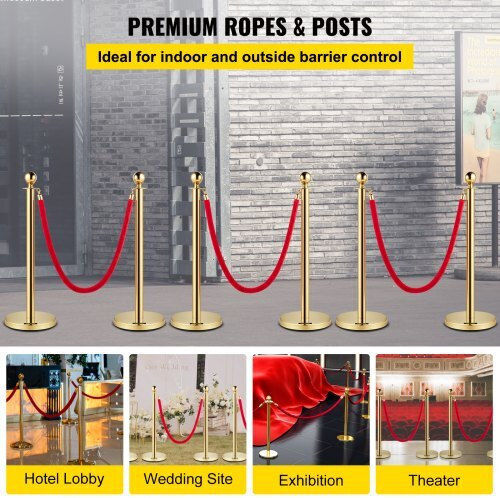 Vevor Safety Barrier Post Red TDZQTHRSGLZJ67FVUV0