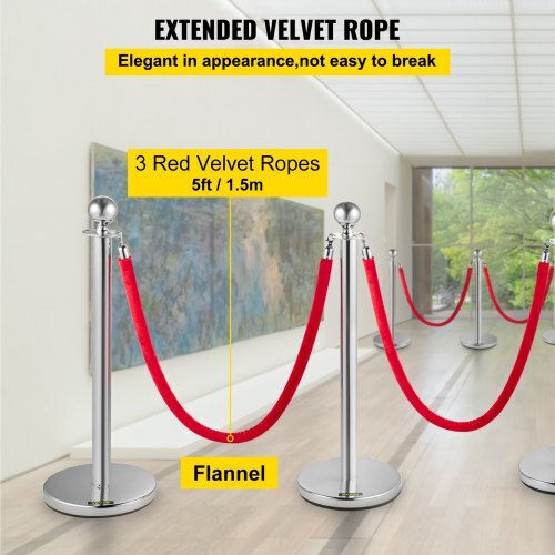 Vevor Safety Barrier Post Red GLZYS1.5M3GHRS4JTV0
