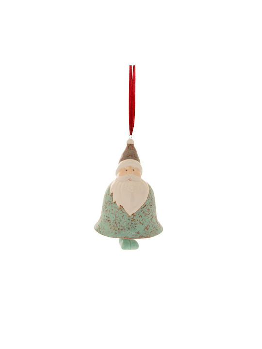 Weihnachtsmann Schmuck Weihnachtsmann Hellblau 11x8cm