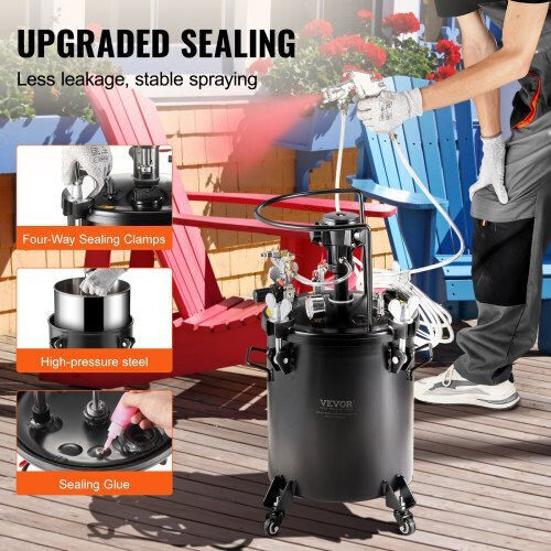 Vevor Air Spray Paint Gun Floating Tumbler 4mm