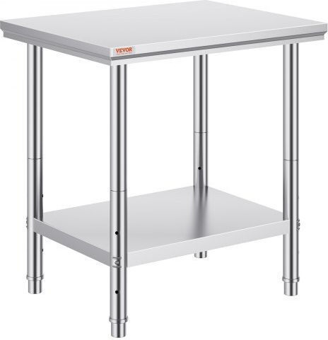 Vevor Steel Workbench L60xD76xH80cm