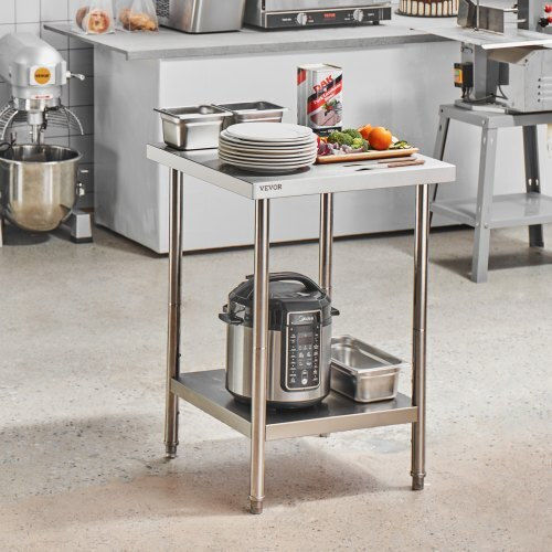 Vevor Steel Workbench L60.96xD60.96xH86.36cm