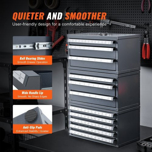 Vevor Tool Box Drawers Plastic with 60 Drawers