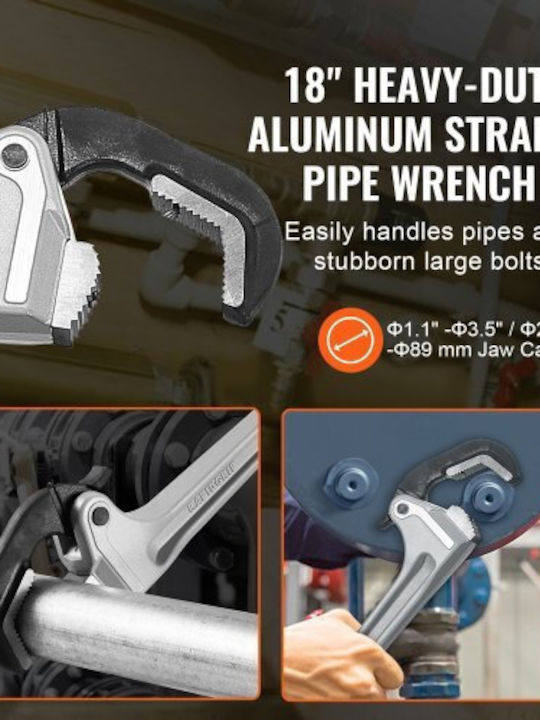 Vevor French Wrench with Adjustable Opening 18mm 457.2mm