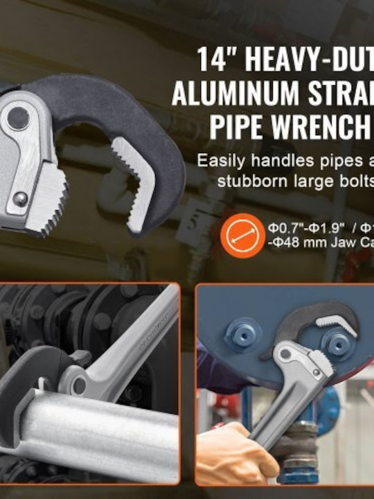 Vevor French Wrench with Adjustable Opening 14mm 355.6mm