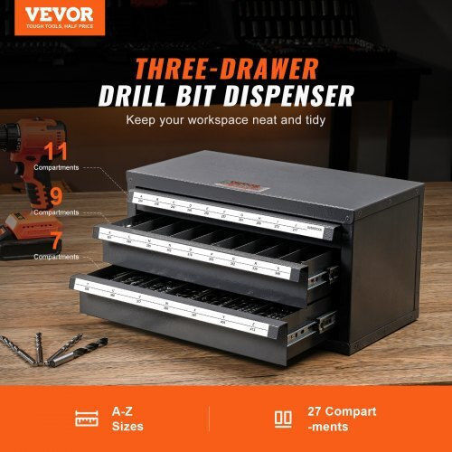 Vevor Plastic Tool Box Drawer with 27 Drawers