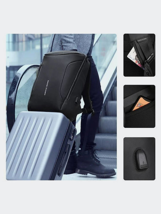 Mark Ryden Τσάντα Πλάτης για Laptop 15.6" με Θύρα USB σε Πράσινο χρώμα MR9031Y-08