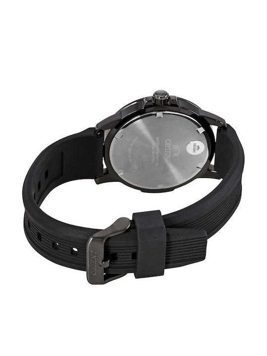 Orient Men's Watch 47mm Battery with Black Rubber Strap