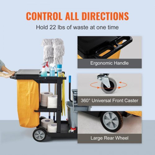 Vevor Janitor & Housekeeping Cart 94.6lt